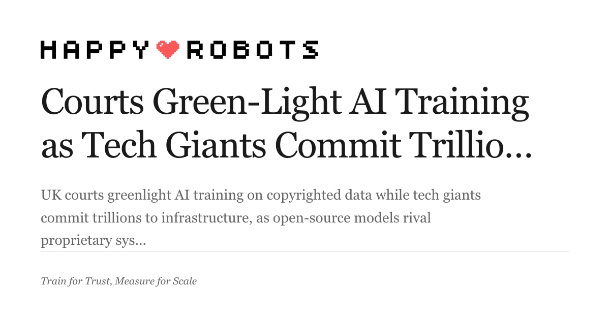 Courts Green-Light AI Training as Tech Giants Commit Trillions to ...